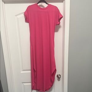 Amazon High Low Pink Dress